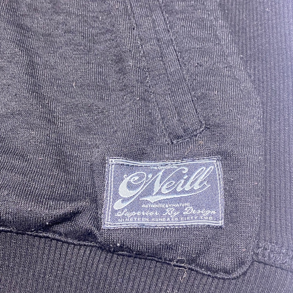 O’Neill Men’s Black Zip Up Sweat Shirt Size Large - Picture 4 of 7